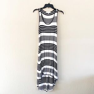 Olive & Oak Striped Black‎ and White Dress